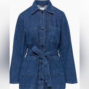 Aritzia  - Port Jacket - Indigo - Large